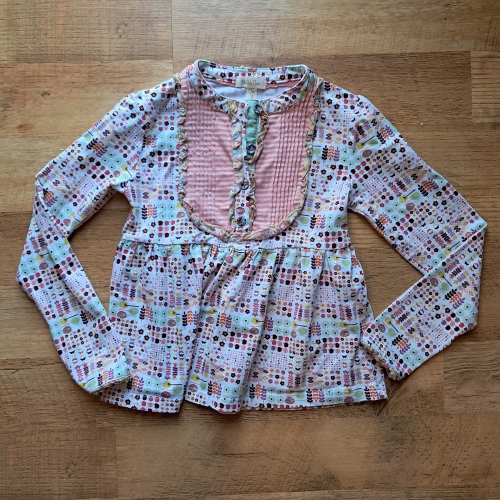 Matilda Jane Cornelia Libby Long Sleeve Top Size 8